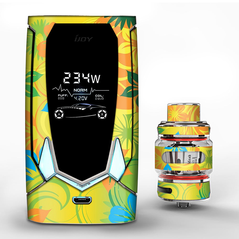  Colorful Floral Pattern iJoy Avenger 270 Skin