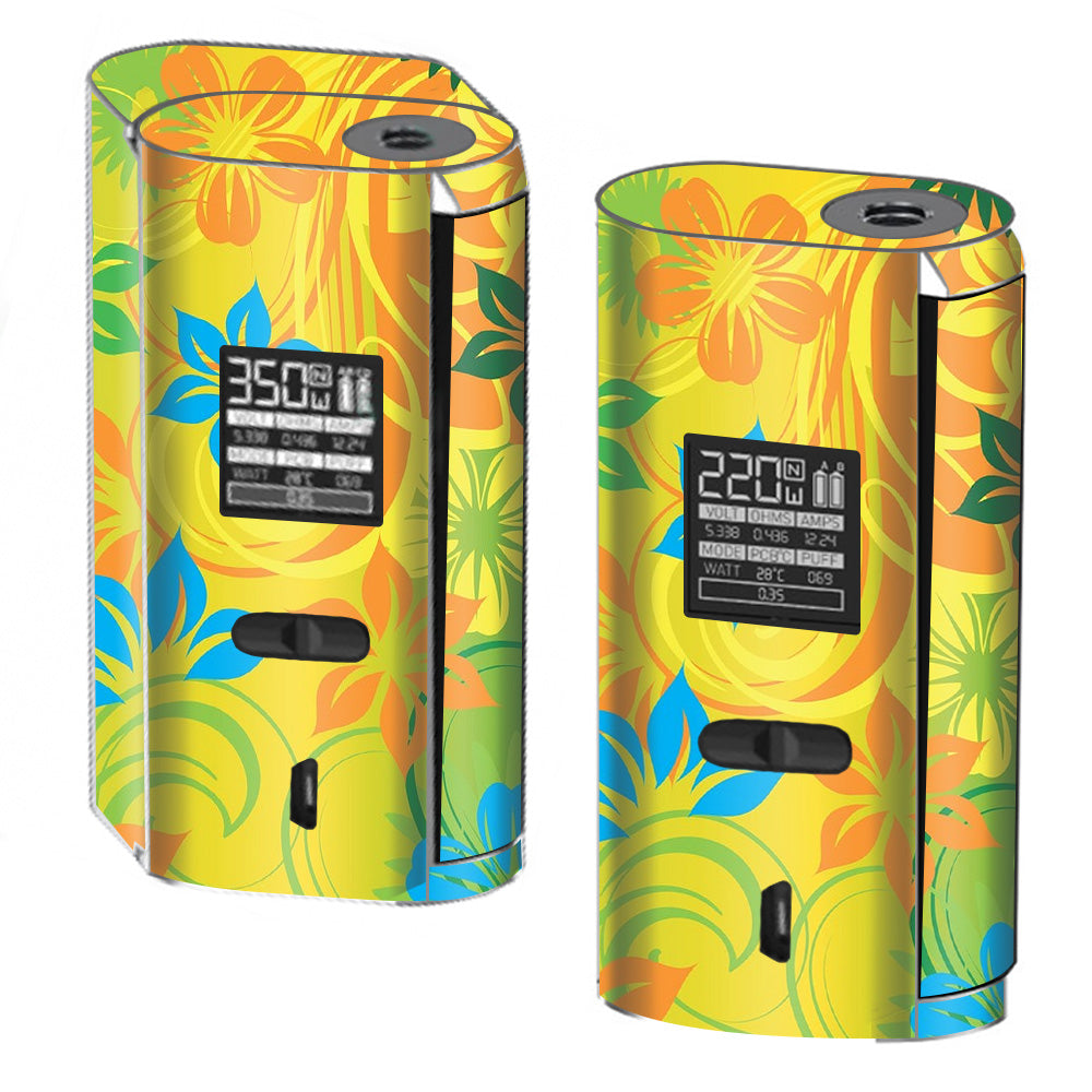  Colorful Floral Pattern Smok GX2/4 350w Skin