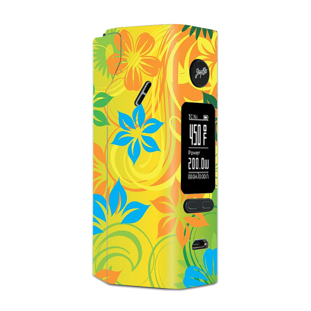  Colorful Floral Pattern Wismec Reuleaux RX 2/3 combo kit Skin
