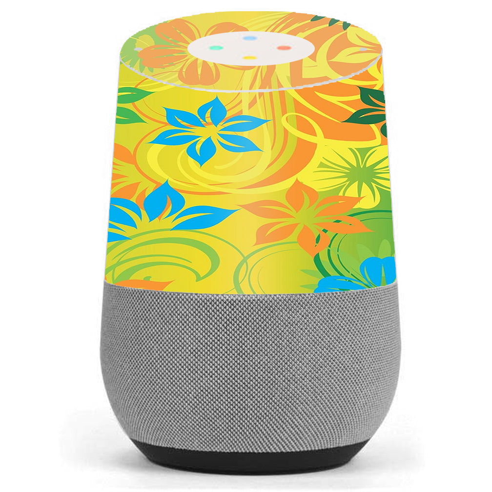  Colorful Floral Pattern Google Home Skin