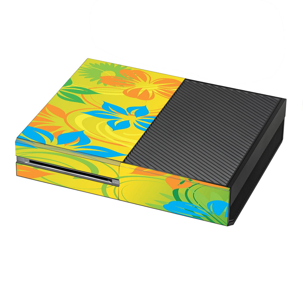  Colorful Floral Pattern Microsoft Xbox One Skin
