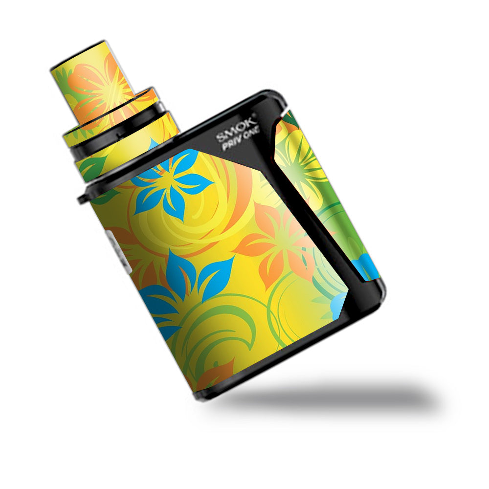  Colorful Floral Pattern Smok Priv One Skin