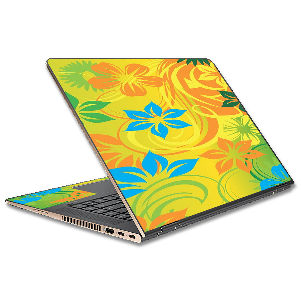  Colorful Floral Pattern HP Spectre x360 15t Skin
