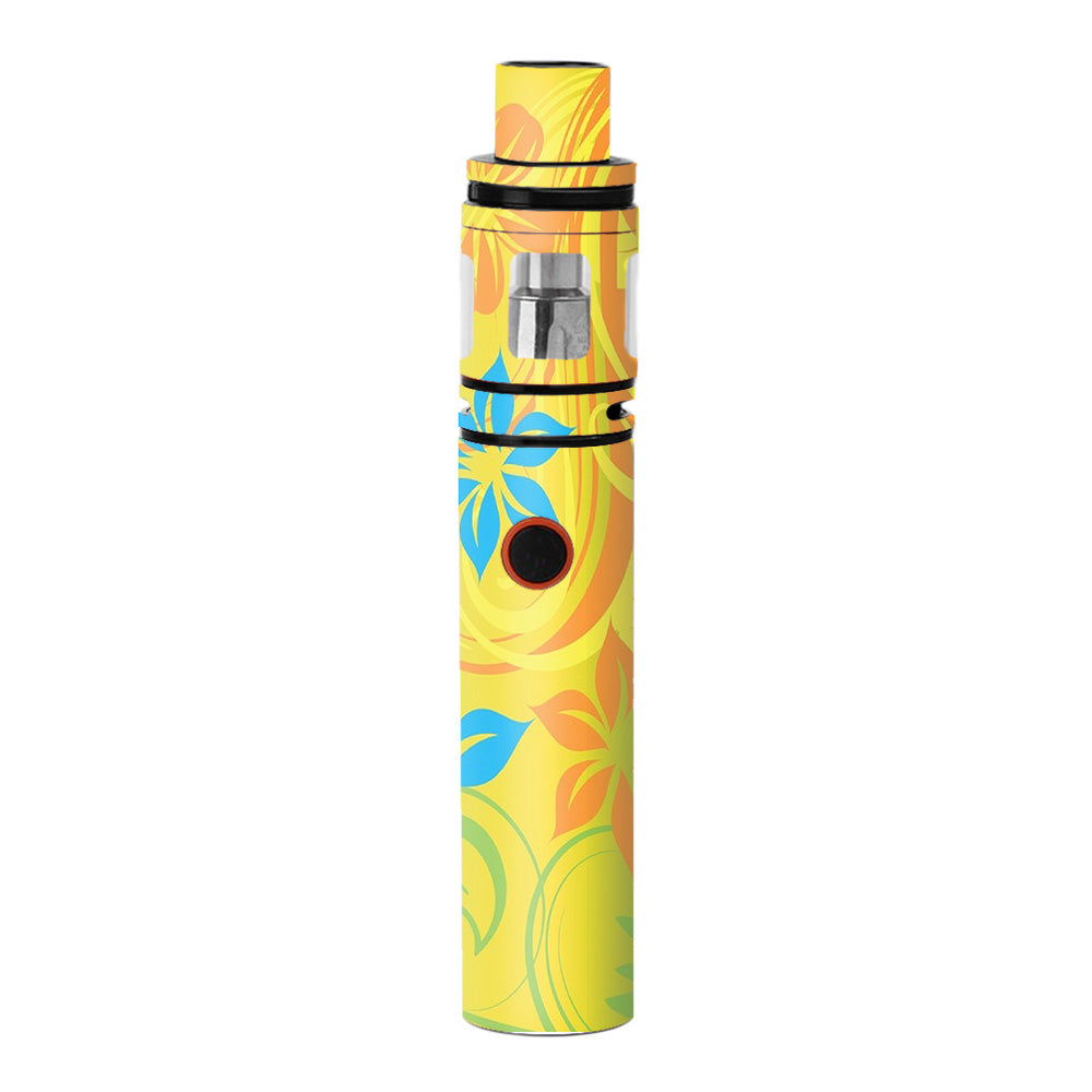  Colorful Floral Pattern Smok Stick V8 Skin