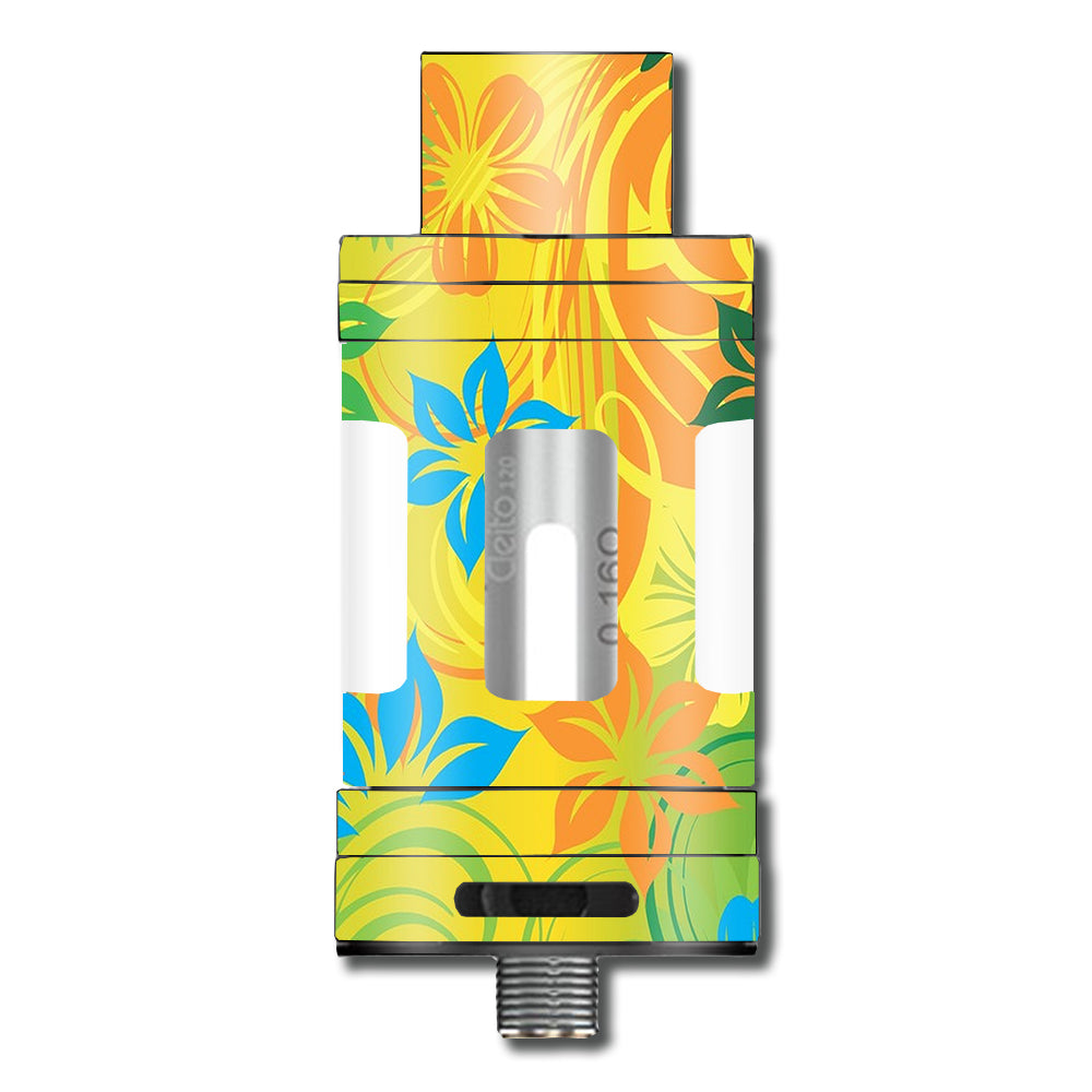  Colorful Floral Pattern Aspire Cleito 120 Skin