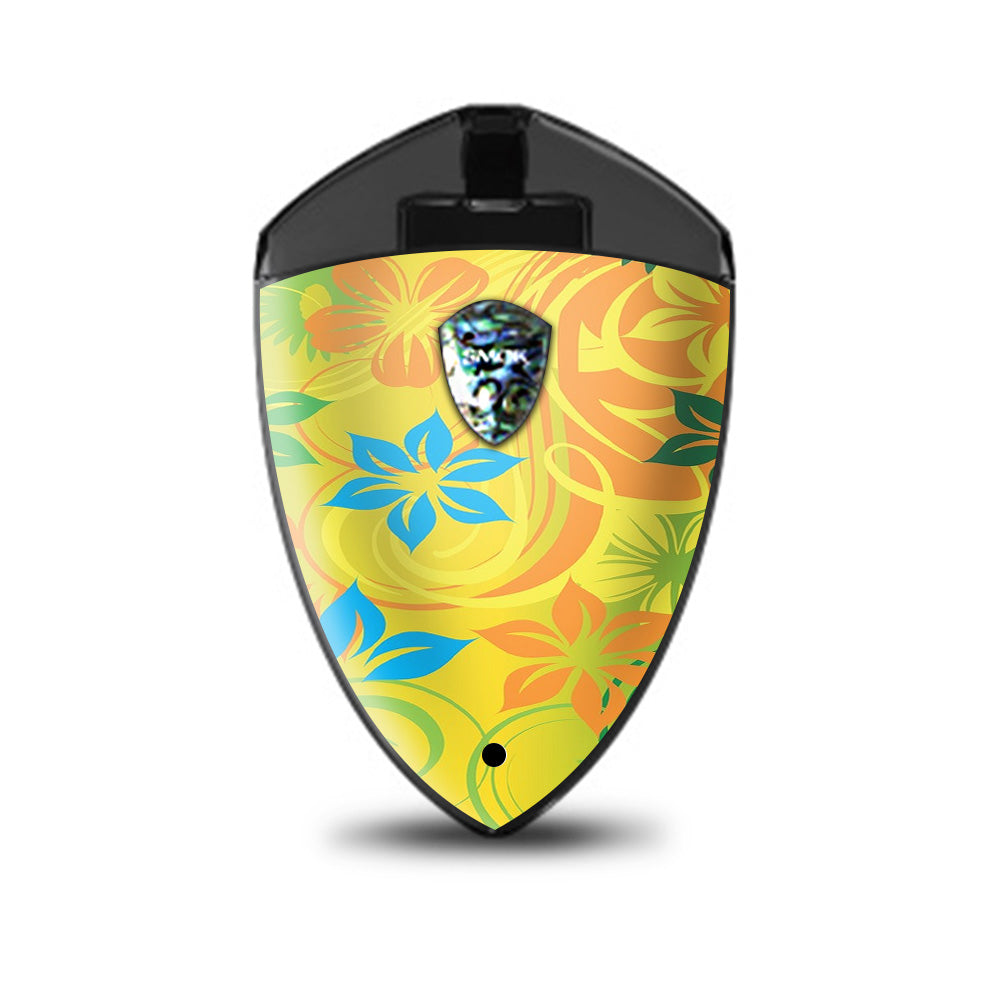  Colorful Floral Pattern Smok Rolo Badge Skin