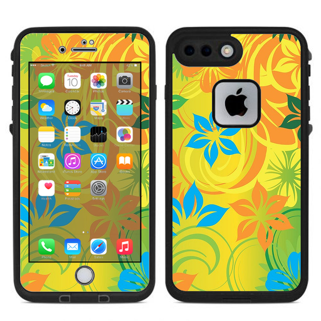  Colorful Floral Pattern Lifeproof Fre iPhone 7 Plus or iPhone 8 Plus Skin