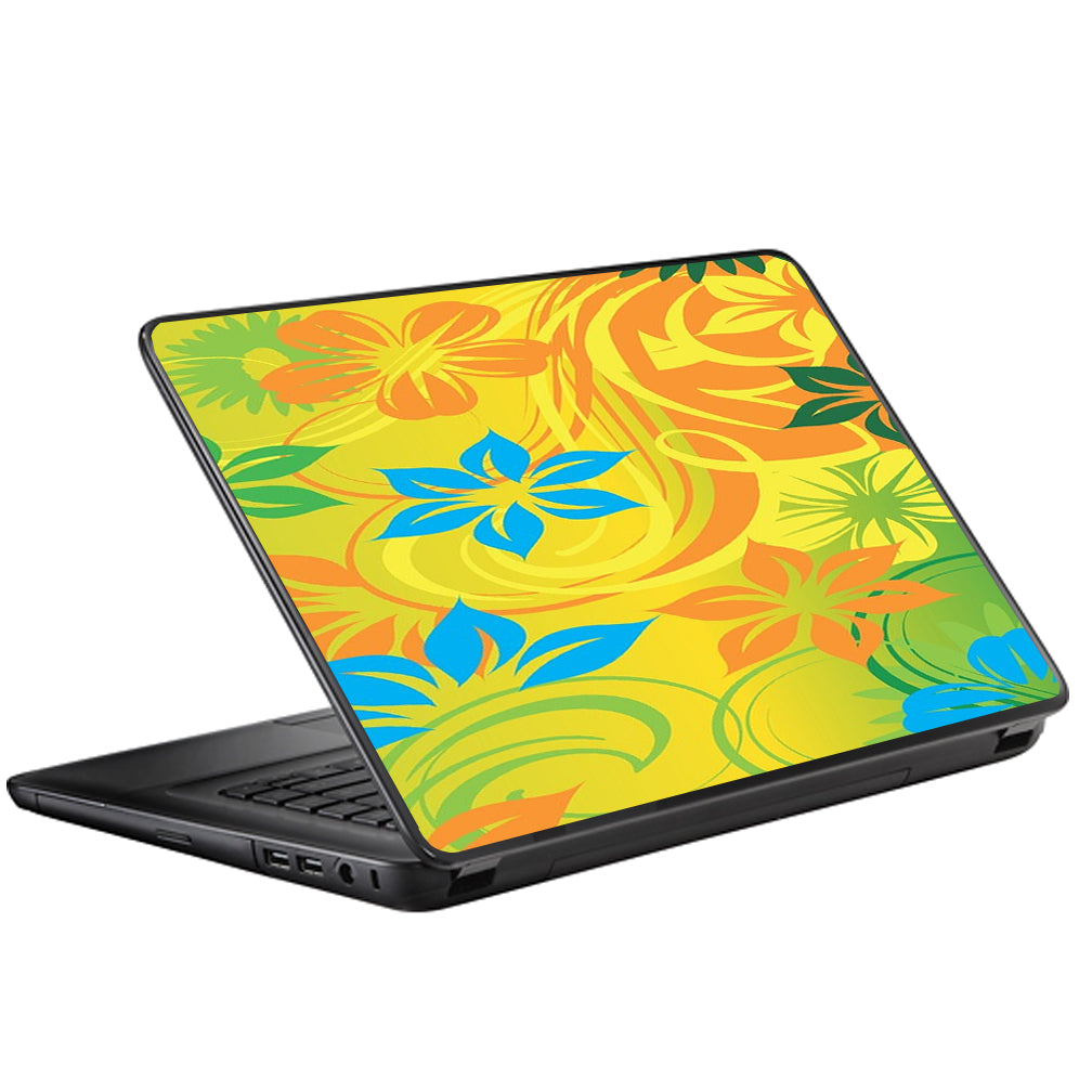  Colorful Floral Pattern Universal 13 to 16 inch wide laptop Skin