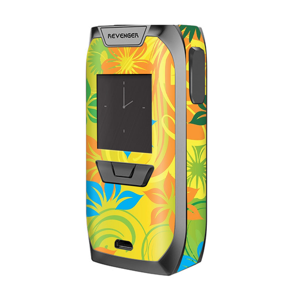  Colorful Floral Pattern Vaporesso Revenger Skin