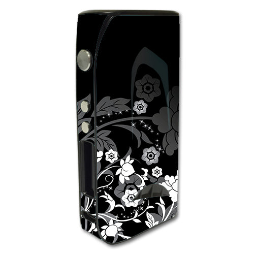  Black Floral Pattern Pioneer4You iPV5 200w Skin