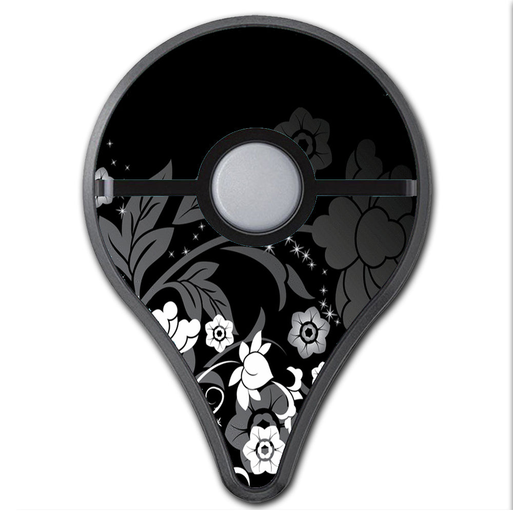  Black Floral Pattern Pokemon Go Plus Skin