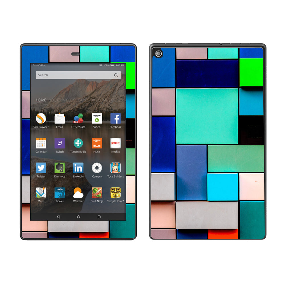 Skins Decals for Amazon Fire HD 8 Tablet / Textures Squares – itsaskin.com
