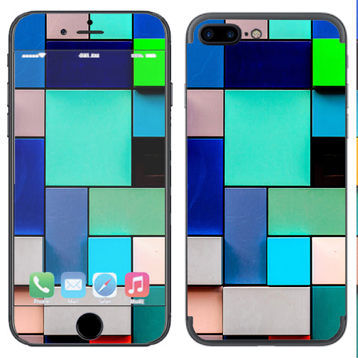  Textures Squares Apple  iPhone 7+ Plus / iPhone 8+ Plus Skin