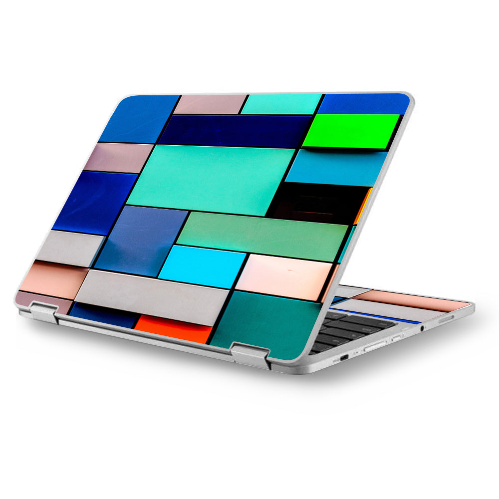  Textures Squares Asus Chromebook Flip 12.5" Skin