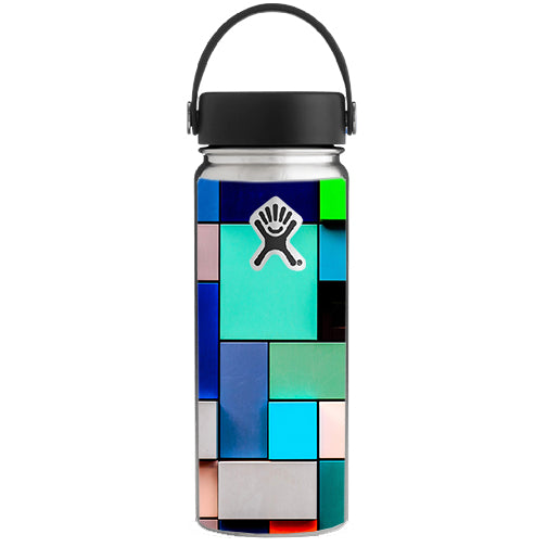  Textures Squares Hydroflask 18oz Wide Mouth Skin