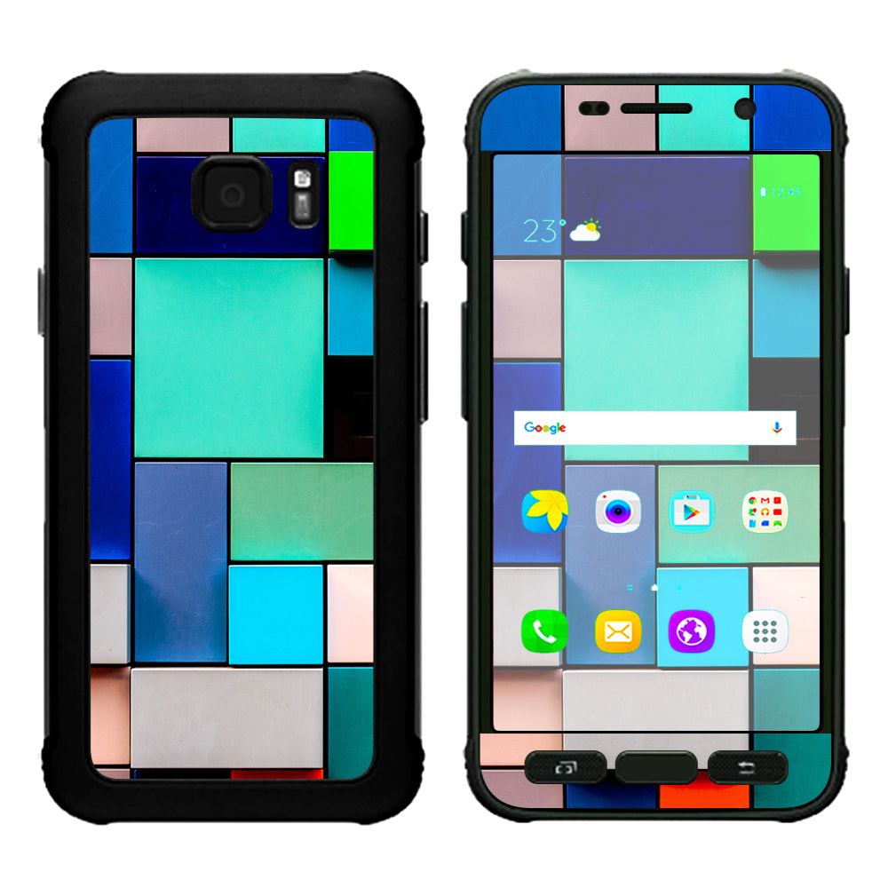  Textures Squares Samsung Galaxy S7 Active Skin