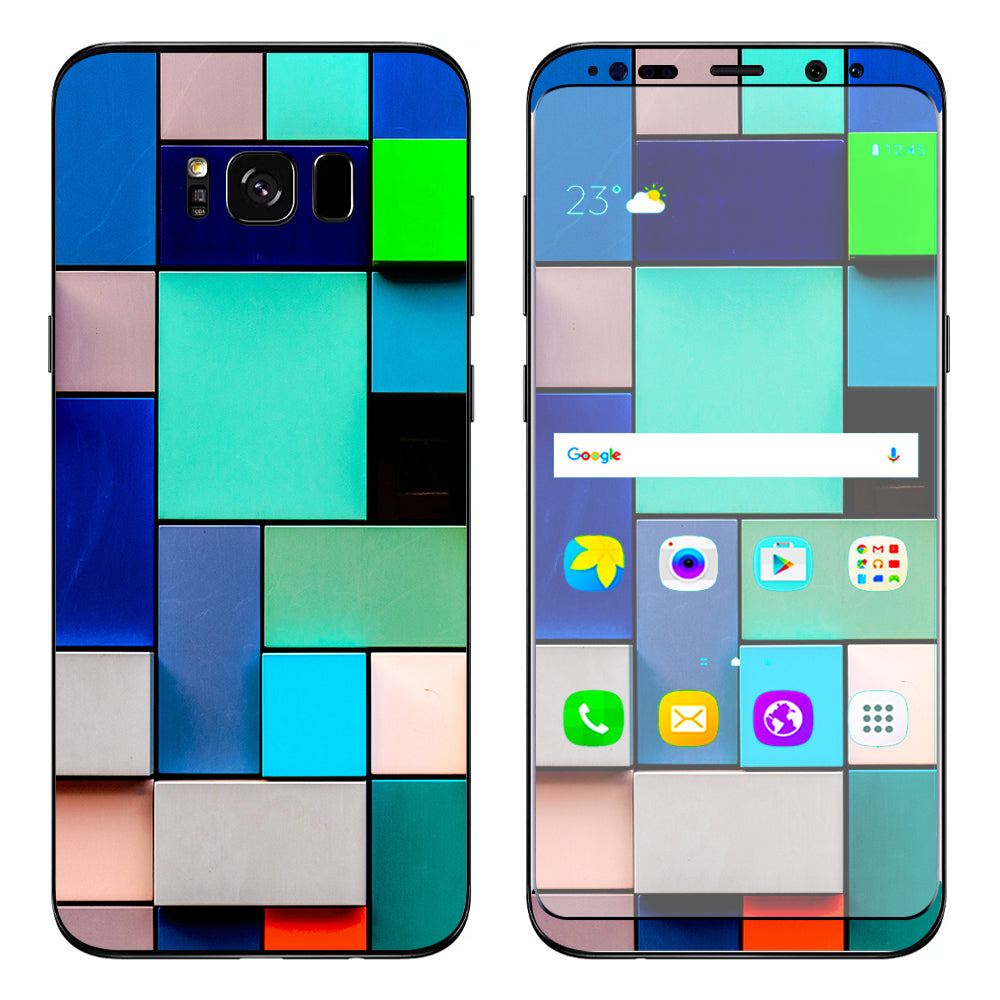  Textures Squares Samsung Galaxy S8 Plus Skin