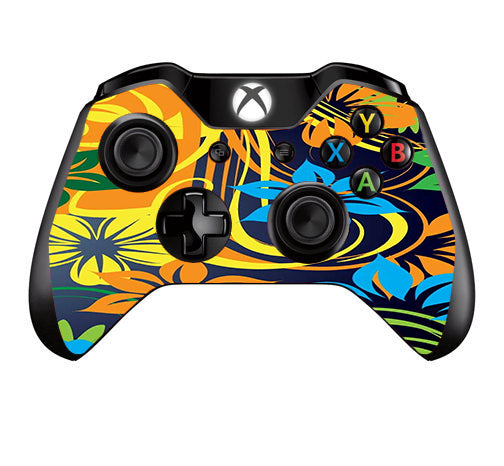  Tropical Flowers Microsoft Xbox One Controller Skin