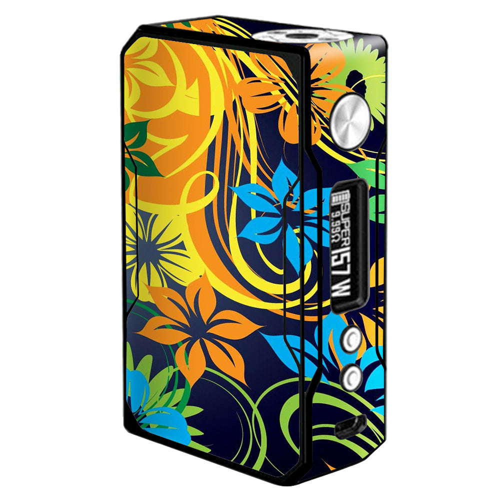  Tropical Flowers Voopoo Drag 157w Skin