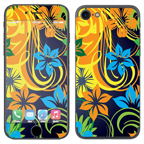  Tropical Flowers Apple iPhone 7 or iPhone 8 Skin