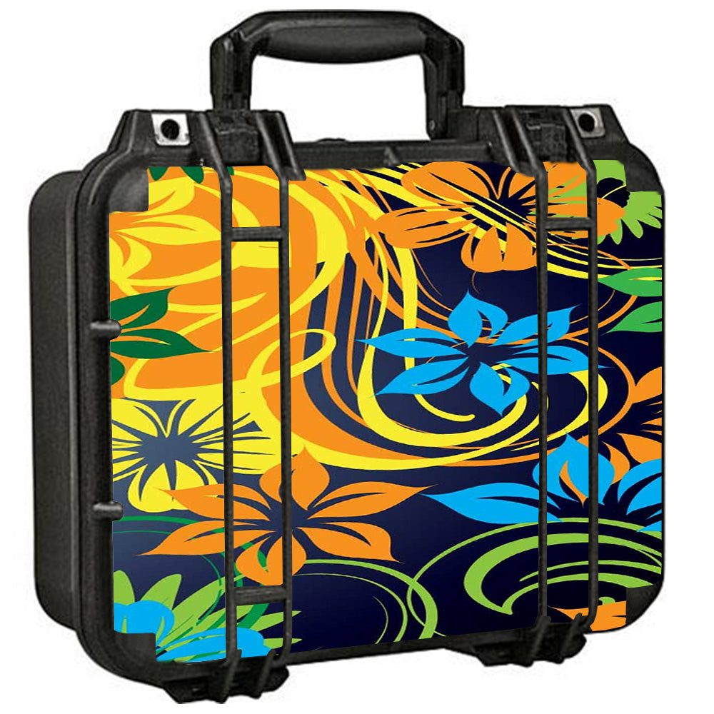  Tropical Flowers Pelican Case 1400 Skin
