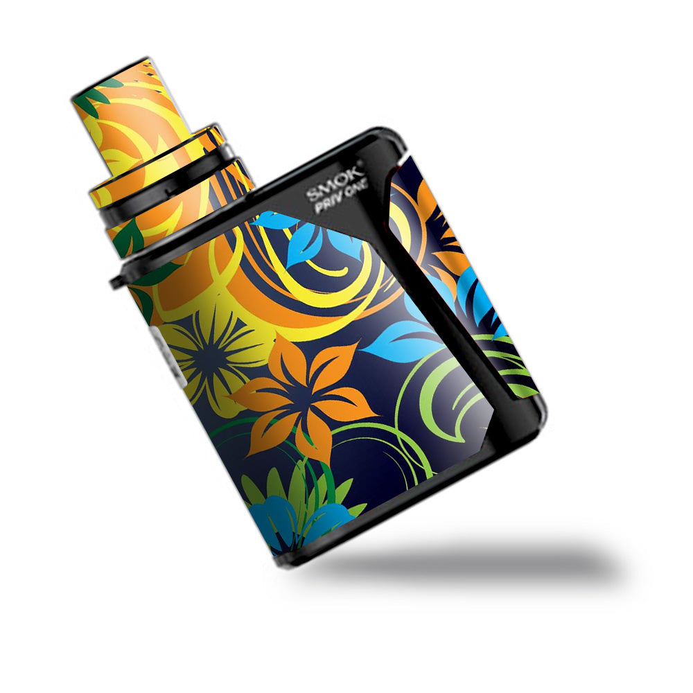  Tropical Flowers Smok Priv One Skin