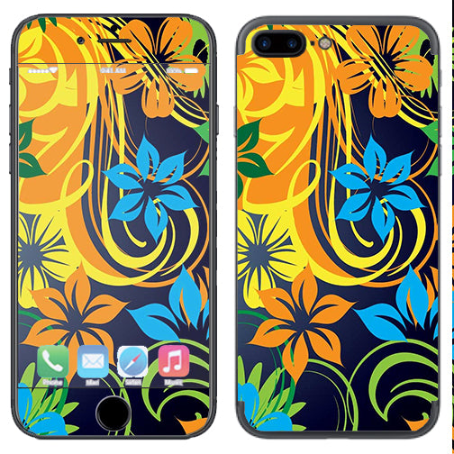  Tropical Flowers Apple  iPhone 7+ Plus / iPhone 8+ Plus Skin