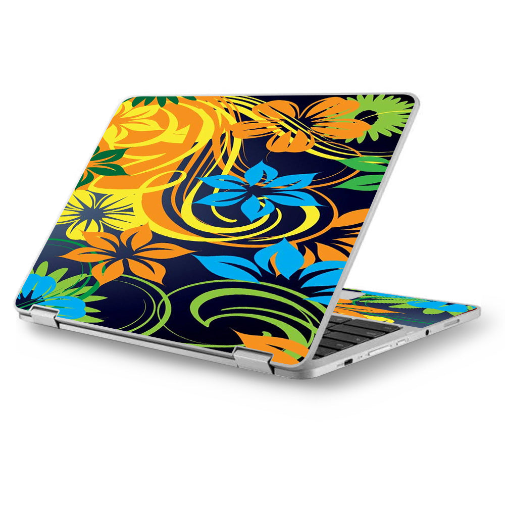  Tropical Flowers Asus Chromebook Flip 12.5" Skin