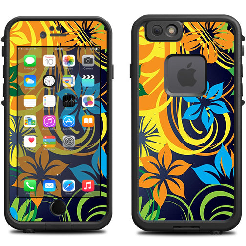  Tropical Flowers Lifeproof Fre iPhone 6 Skin