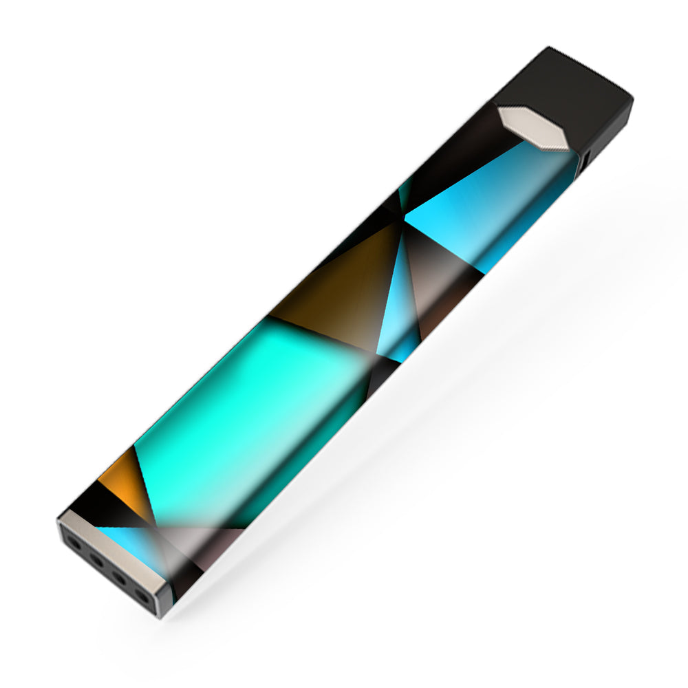  Awesome Blue Gold Pattern JUUL Skin