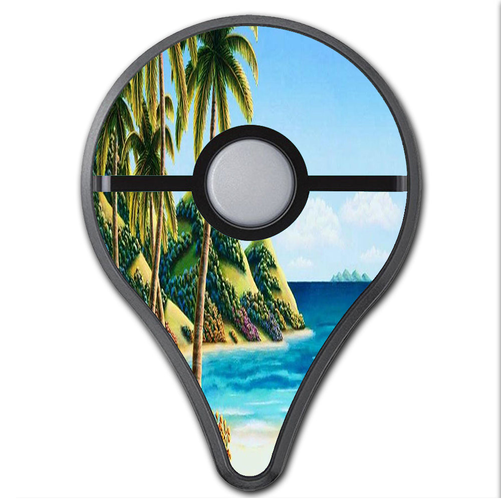  Beach Water Palm Trees Pokemon Go Plus Skin