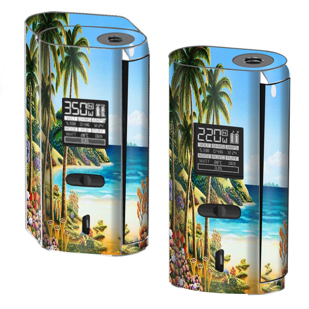 Beach Water Palm Trees Smok GX2/4 350w Skin