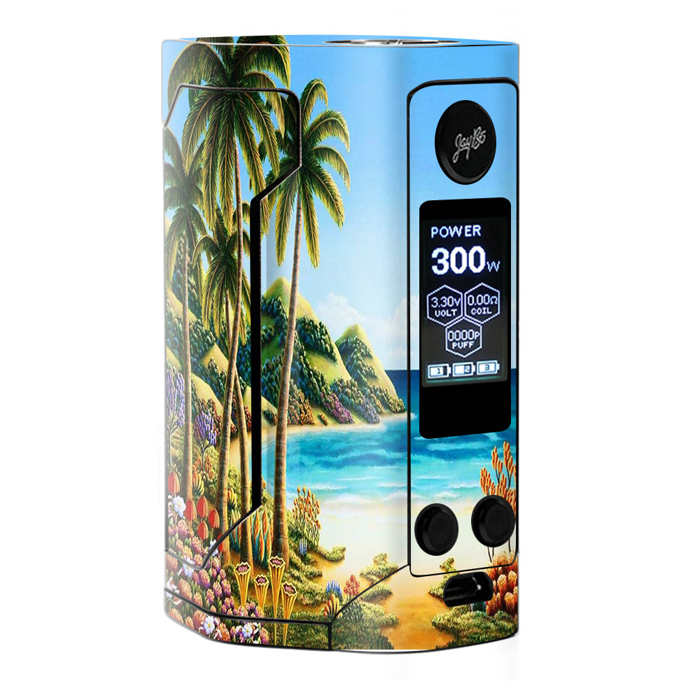  Beach Water Palm Trees Wismec RX Gen 3 Skin