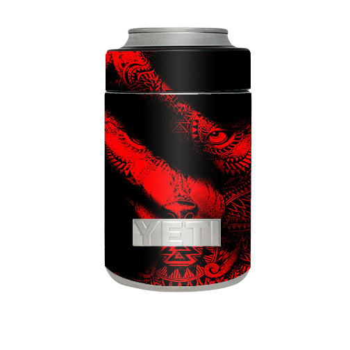  Aztec Lion Red Yeti Rambler Colster Skin