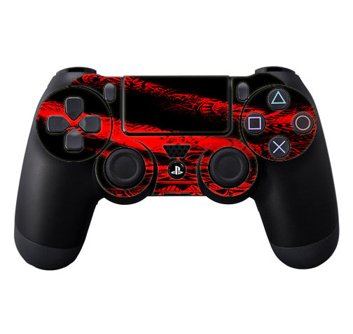  Aztec Lion Red Sony Playstation PS4 Controller Skin