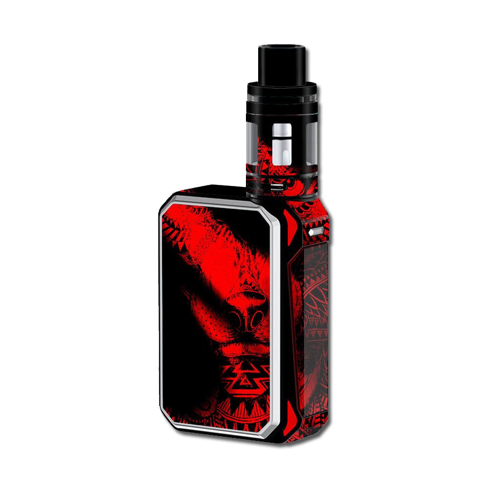  Aztec Lion Red Smok G-Priv 220W Skin