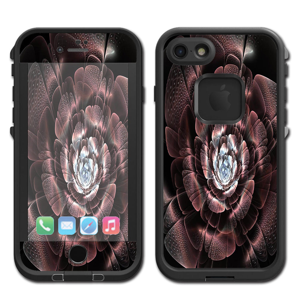  Abstract Rose Flower Lifeproof Fre iPhone 7 or iPhone 8 Skin