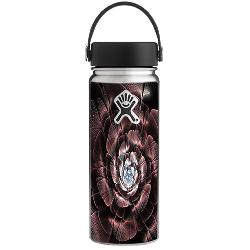  Abstract Rose Flower Hydroflask 18oz Wide Mouth Skin