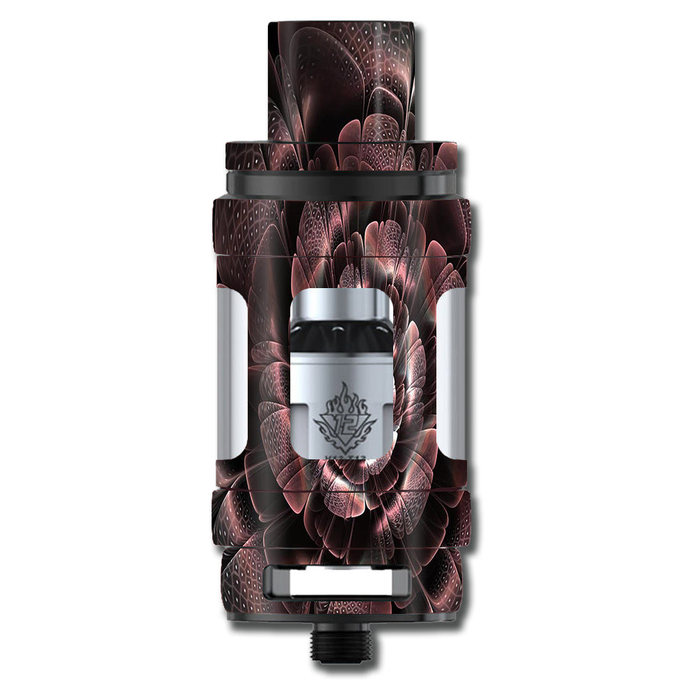  Abstract Rose Flower Smok TFV12 Tank Skin