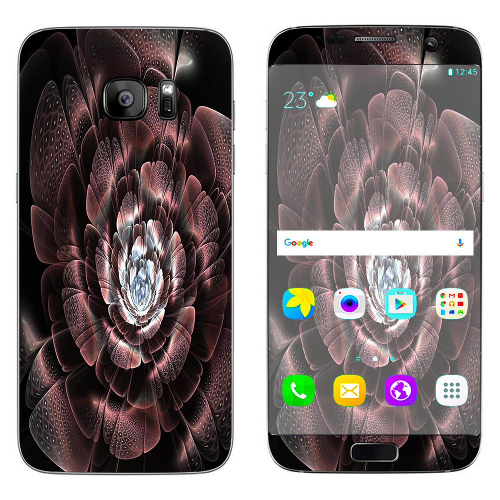  Abstract Rose Flower Samsung Galaxy S7 Edge Skin