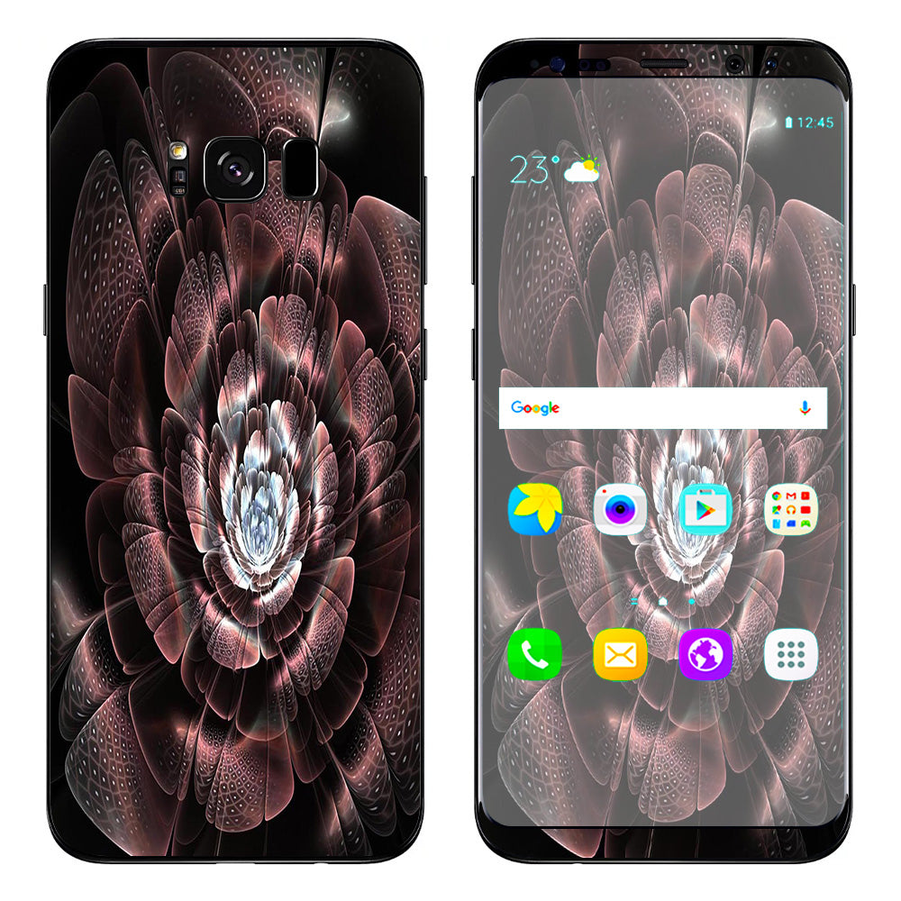  Abstract Rose Flower Samsung Galaxy S8 Skin