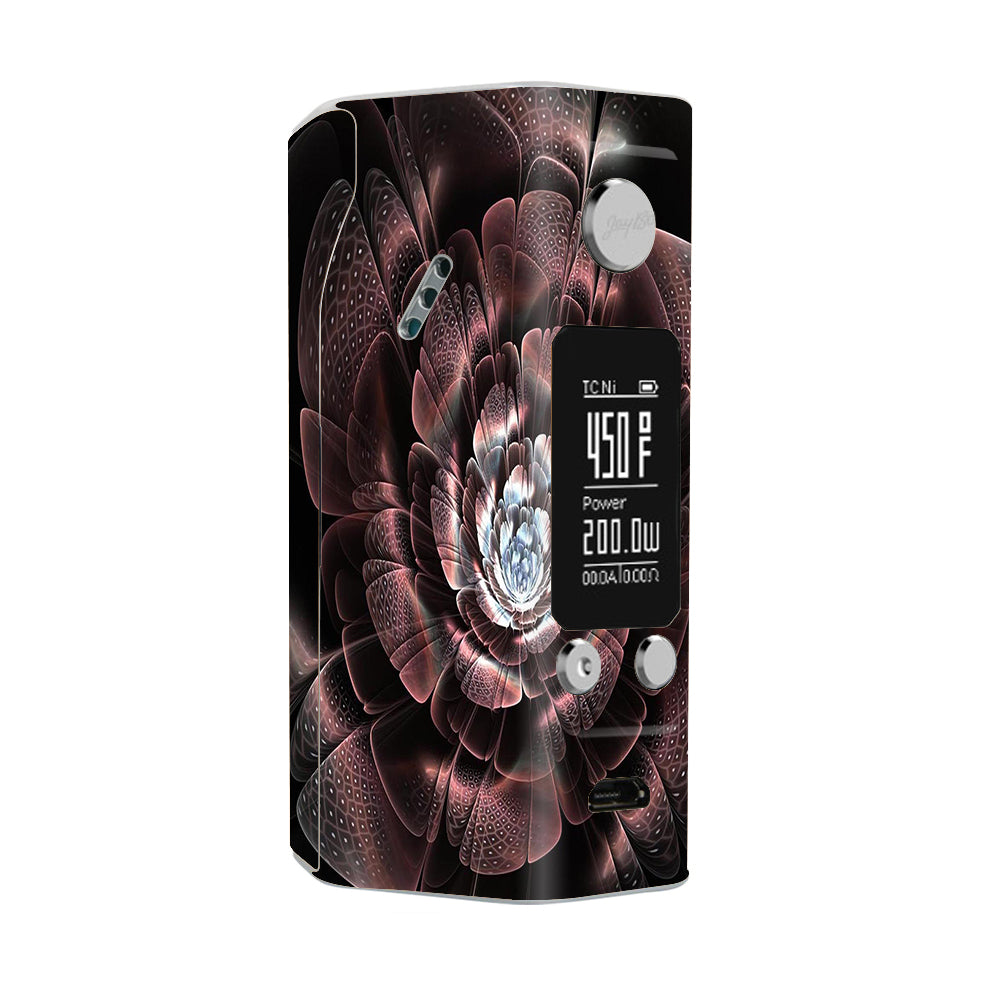  Abstract Rose Flower Wismec Reuleaux RX200S Skin