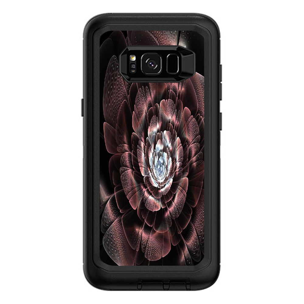  Abstract Rose Flower Otterbox Defender Samsung Galaxy S8 Plus Skin