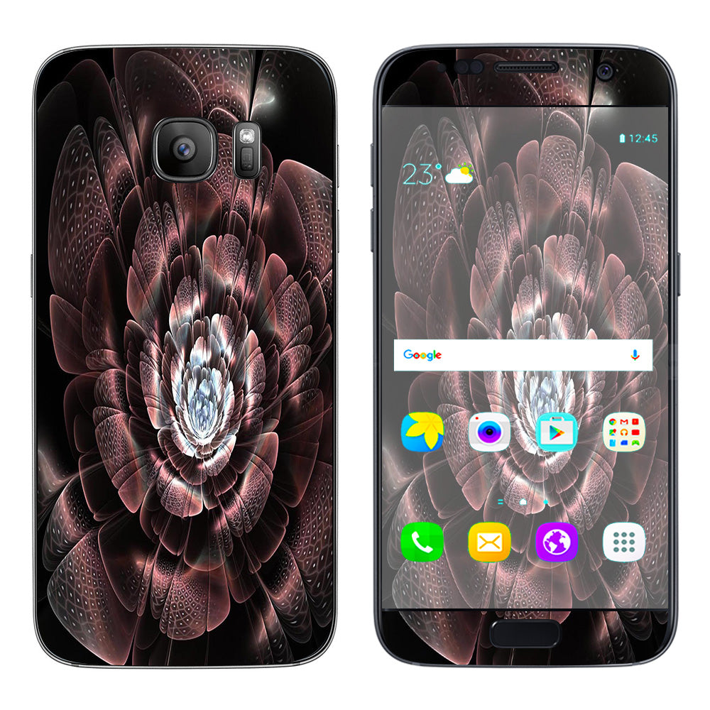  Abstract Rose Flower Samsung Galaxy S7 Skin
