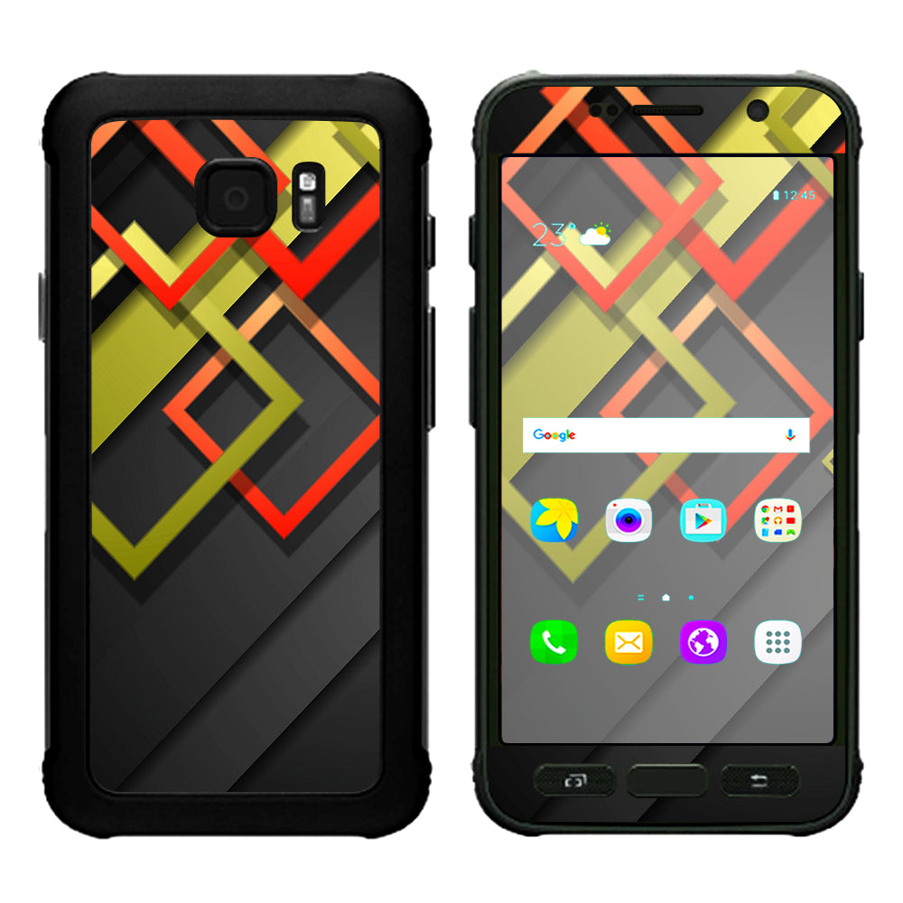  Tech Abstract Samsung Galaxy S7 Active Skin