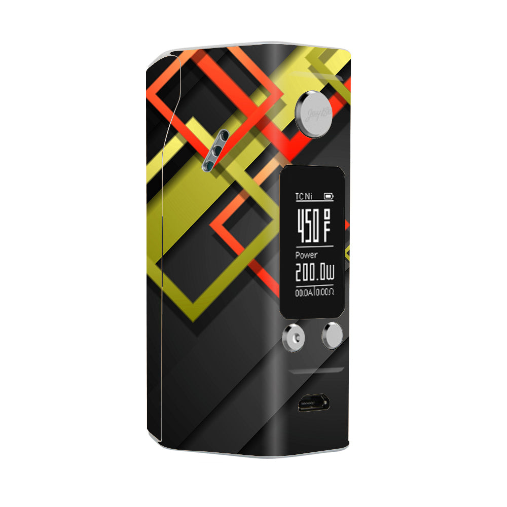  Tech Abstract Wismec Reuleaux RX200S Skin