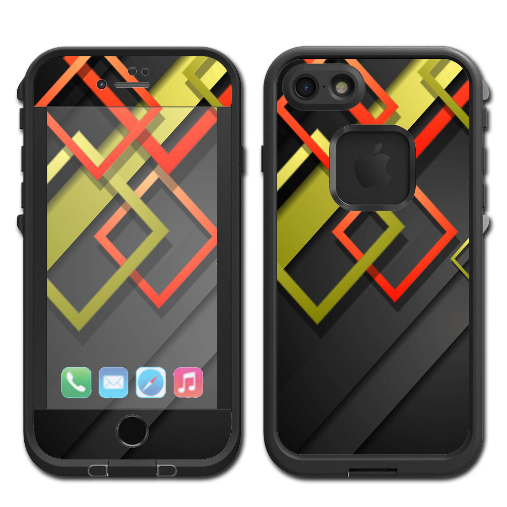 Tech Abstract Lifeproof Fre iPhone 7 or iPhone 8 Skin
