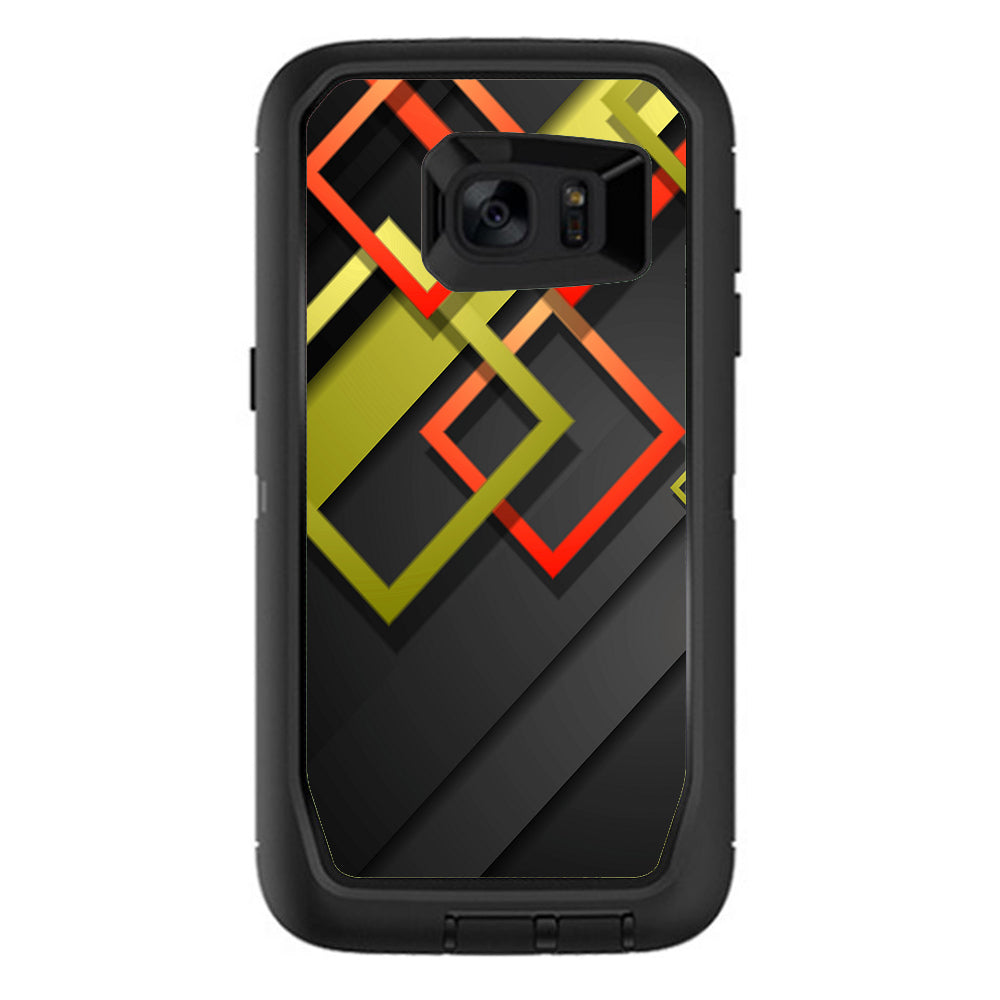  Tech Abstract Otterbox Defender Samsung Galaxy S7 Edge Skin