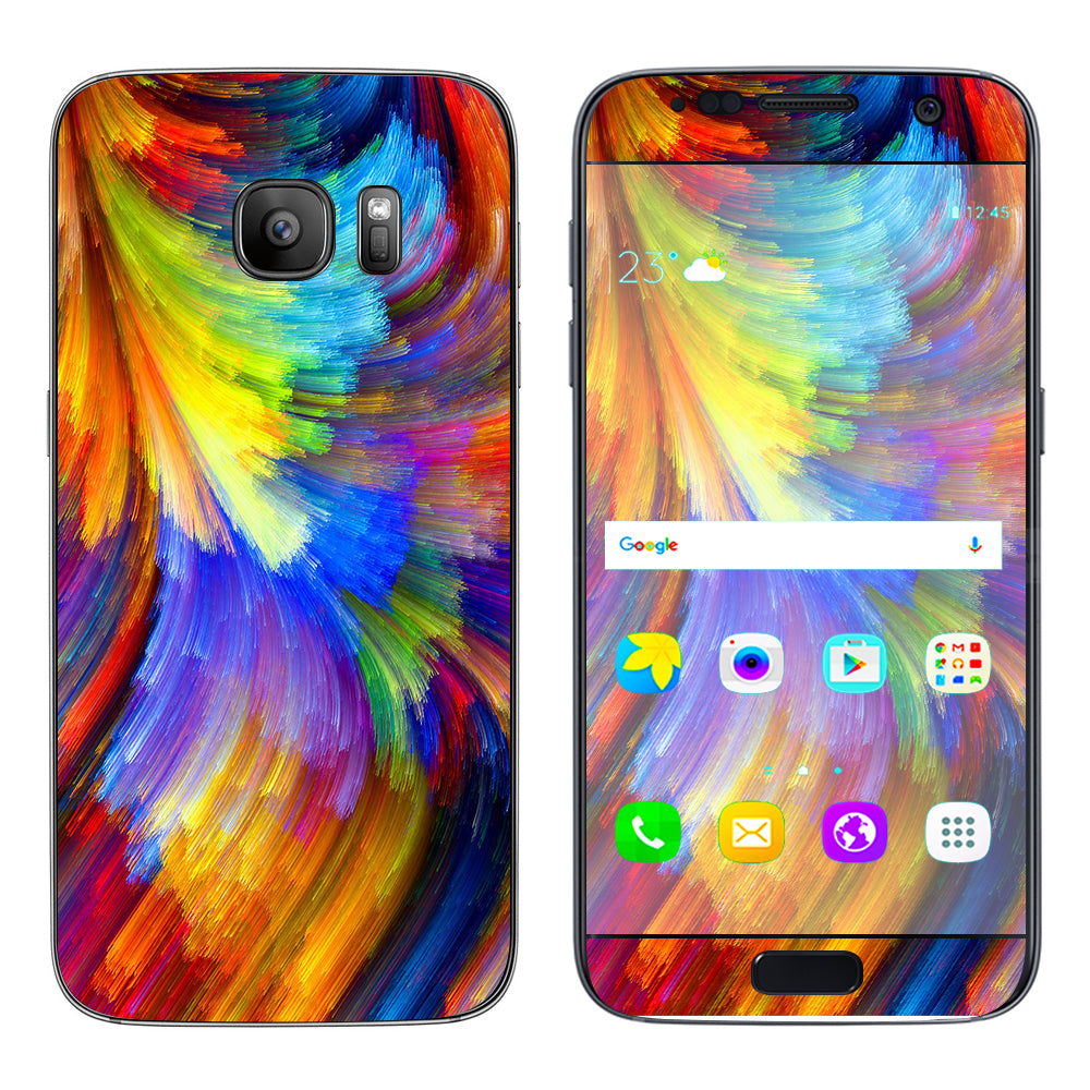  Watercolor Paint Samsung Galaxy S7 Skin