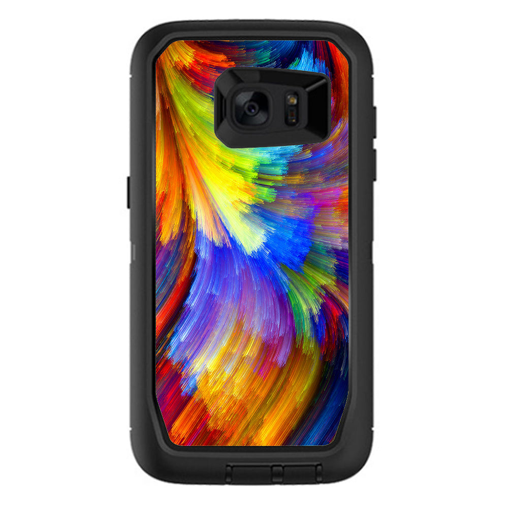  Watercolor Paint Otterbox Defender Samsung Galaxy S7 Edge Skin